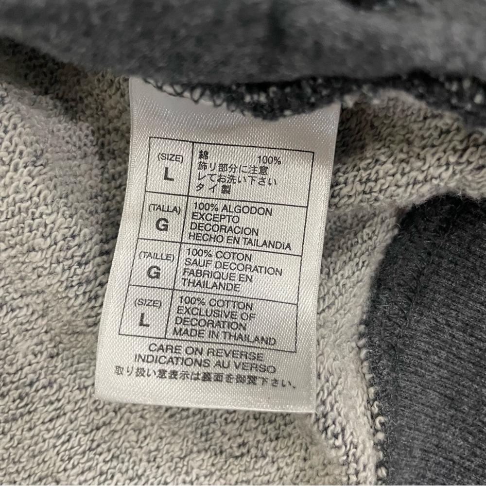 Disneyland Mickey Mouse Mens Hoodie Sweatshirt‎ Gray Embroidered Full Zip Large - Picture 8 of 12